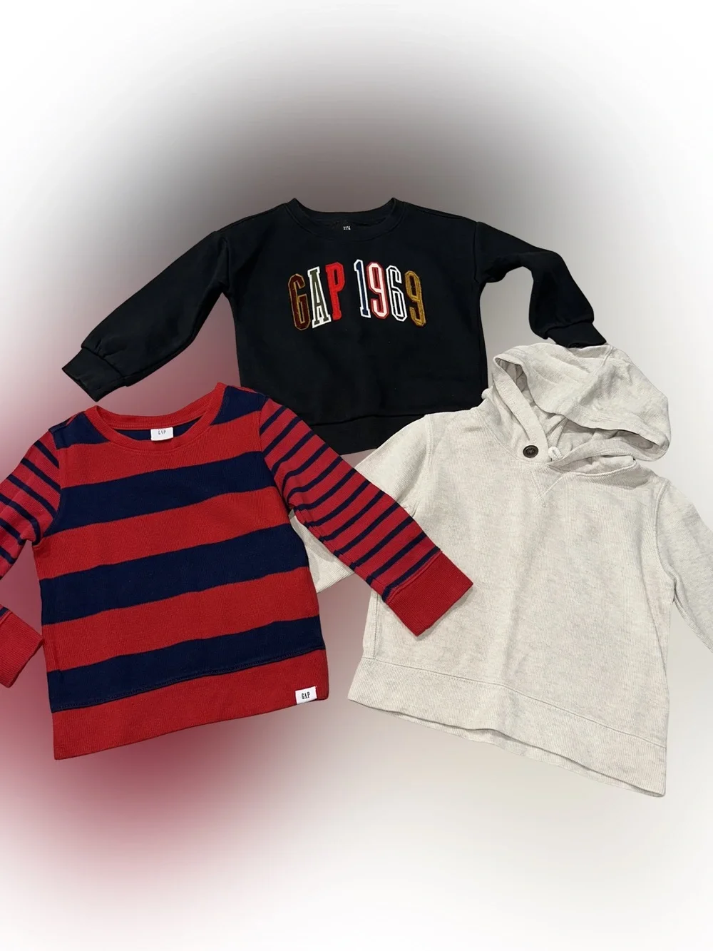 Huge GAP Bundle - Toddler Boy Lot of 25 Shirts Sweaters Shorts Pants Sherpa Hat
